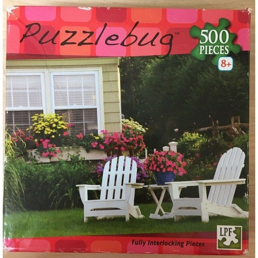 Puzzlebug 500 Piece Puzzle - Backyard - Brand New, Sealed